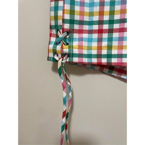 Anthropologie x Maeve Gingham Micro Mini Shorts Size 12 new - Picture 6 of 11